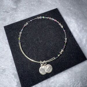 Alex and ani Beaded Bracelet with Silver Charms